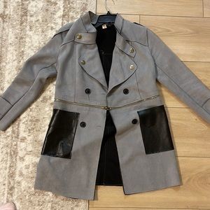 Suede coat